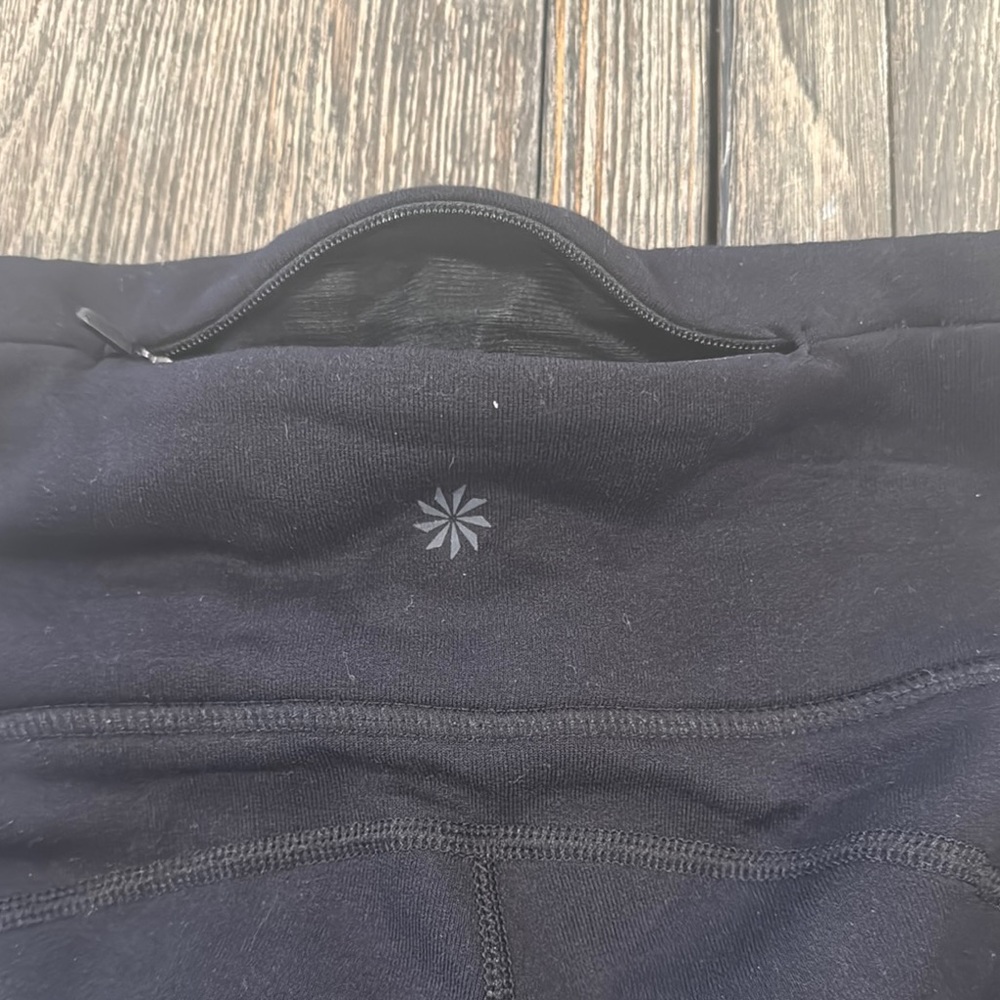 Athleta fleece Black Leggings - Picture 5 of 7
